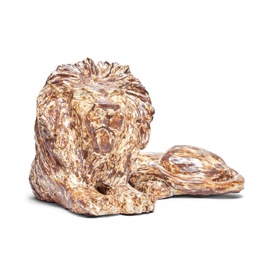 A Majestic Lion Sculpture by Michael Schilkin for Arabia
