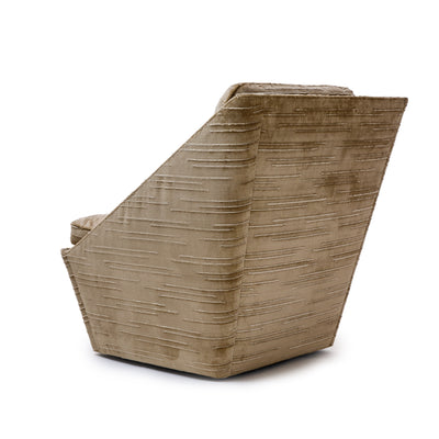 Darrell Lounge Chair in Cut Velvet by WYETH, 2000's - WYETH