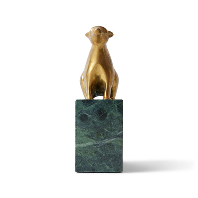 Bronze Bear on Marble Base