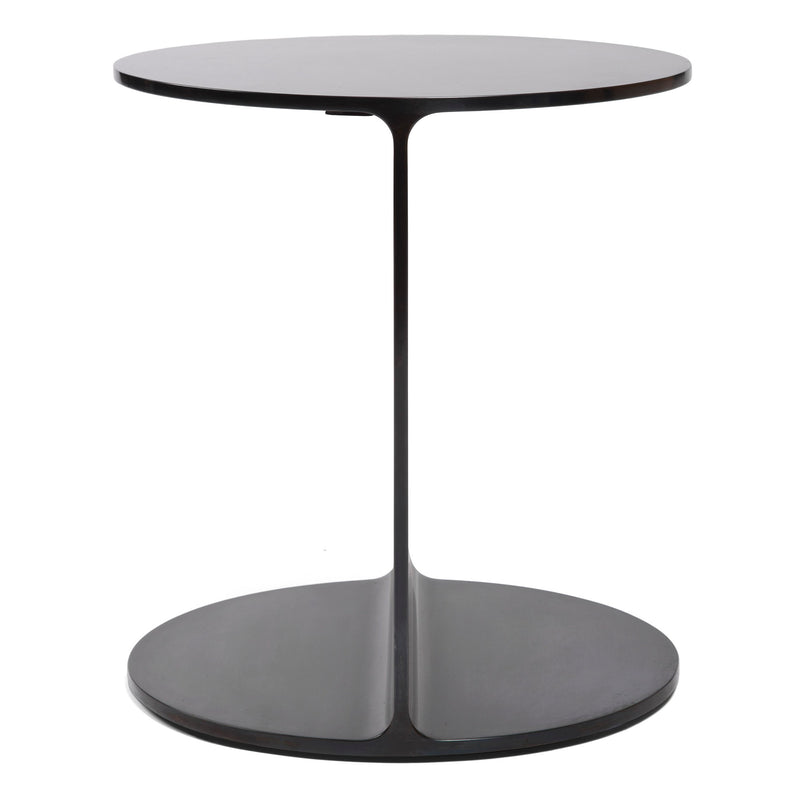 ‘Round I-Beam’ Table in Blackened Steel by WYETH - WYETH