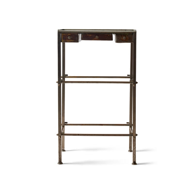 Nickel On Bronze 3 Tier Utility Table from USA