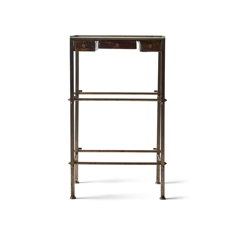 Nickel On Bronze 3 Tier Utility Table from USA