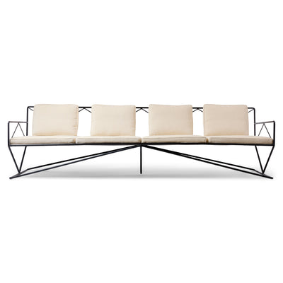 Wrought Iron Sofa In the Style of Darrell Landrum, WYETH, 1950s - WYETH
