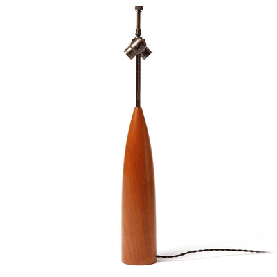 Turned Teak Table Lamp by ESA Denmark - WYETH