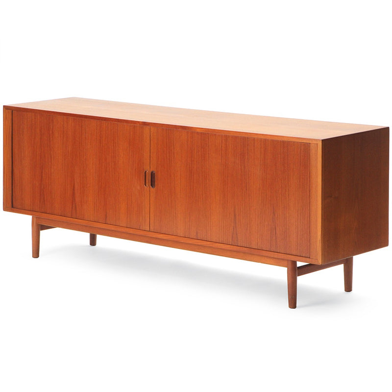 Tambour Door Teak Credenza by Erik Worts - WYETH