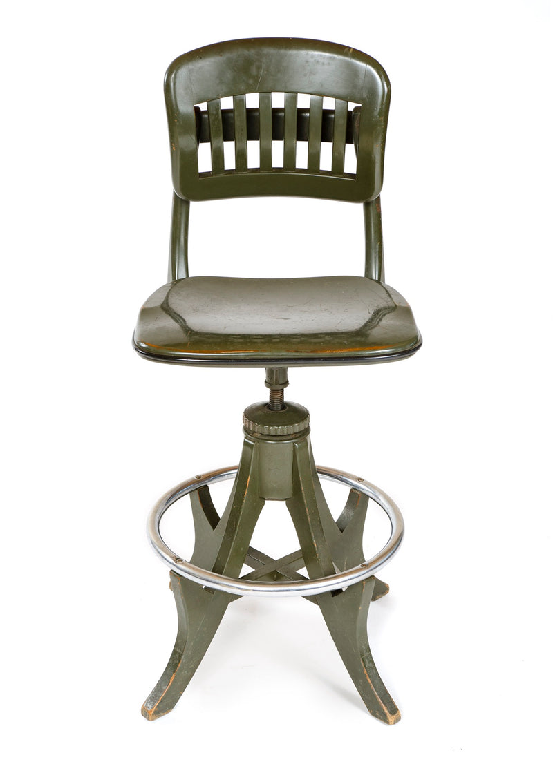 Adjustable Swiveling Architect's Stool for Sikes - WYETH