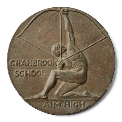 Bronze Plaque by Eliel Saarinen