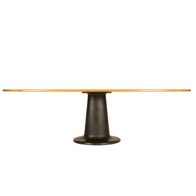 The 'Soft Rectangle' Pedestal Base Long Table by WYETH, Made to Order