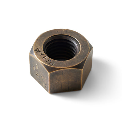 Industrial Bronze Machine Nut by WYETH - WYETH