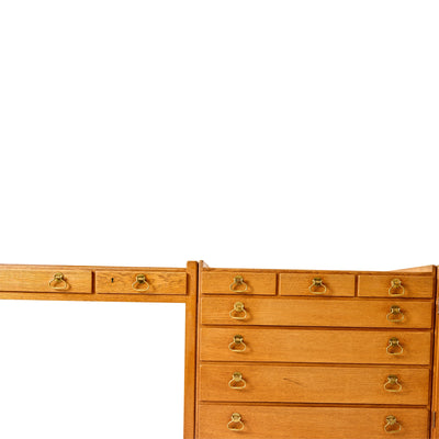 Unique Desk With Modular Cabinets by Hans J. Wegner for Johannes Hansen, 1947 - WYETH