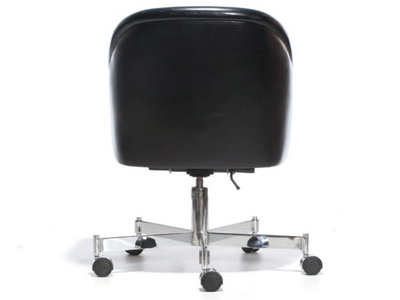 Barrel-Back Desk Chair by Ward Bennett for Brickel Associates - WYETH