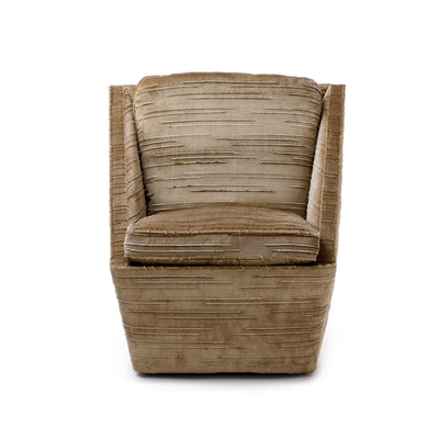 Darrell Lounge Chair in Cut Velvet by WYETH, 2000's - WYETH