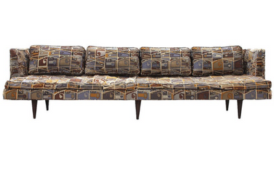 Upholstered Sofa by Edward Wormley for Dunbar
