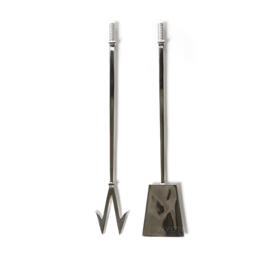 Wall Mounted Fireplace Tool Set Attributed to Eliel Saarinen