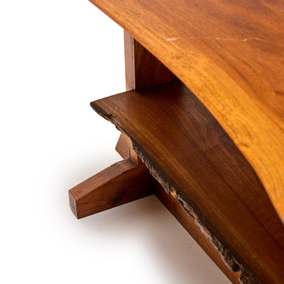 American Woodworker Two Level Walnut Table from USA