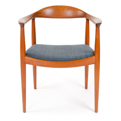 Teak 'Round' Chair by Hans J. Wegner for Johannes Hansen, 1949 - WYETH
