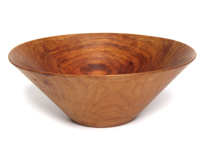 Lathe Turned Teak Bowl by Shigemichi Aomine for National Crafts Council