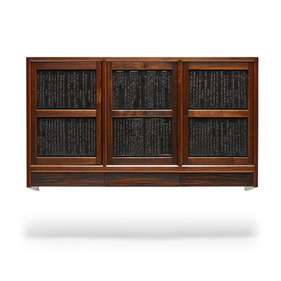 Wall Mounted Walnut Cabinet by Edward Wormley for Dunbar - WYETH