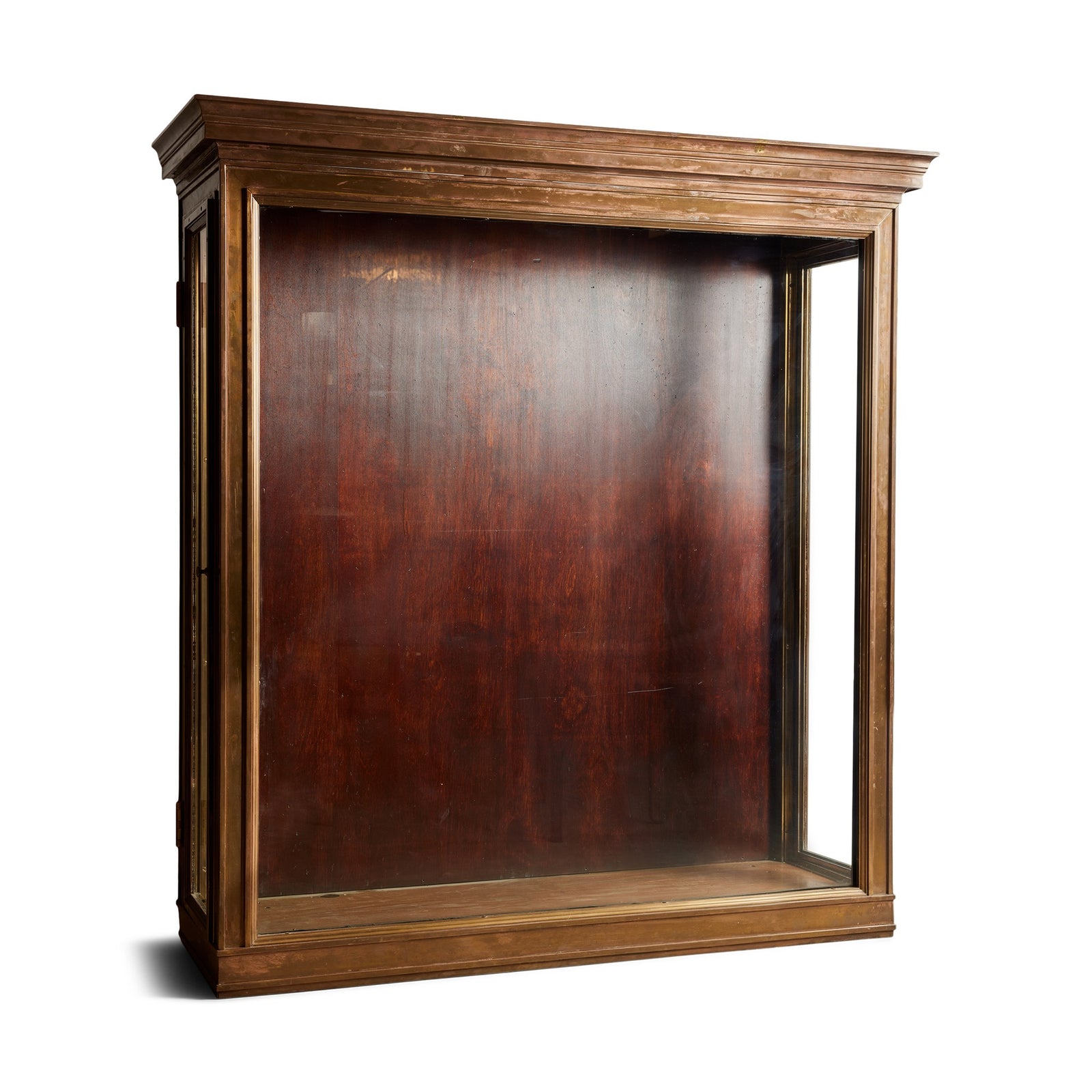 Old World Glass and Bronze Vitrine - WYETH