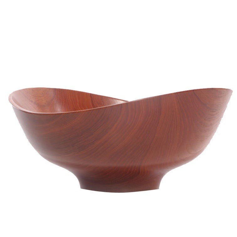 Turned Teak Bowl by Kay Bojesen for Magne Monsen, 1950s - WYETH