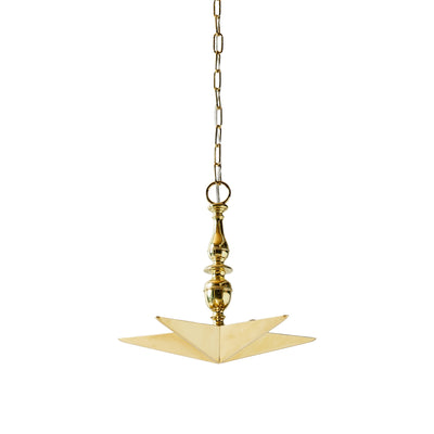 Solid Cast Bronze Star Pendant Fixture by USA
