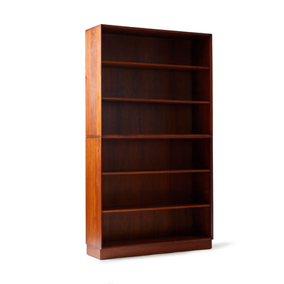 A Solid Teak Bookcase With Adjustable Shelving by Peter Hvidt & Orla Mölgaard-Nielsen - WYETH