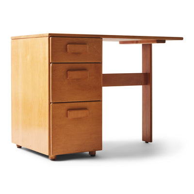 Solid Birch Work Desk by Russel Wright for Conant Ball, 1935