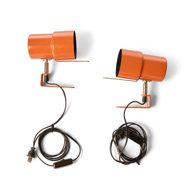 Pair Of Orange Sconces by Hans-Agne Jakobsson, 1960's