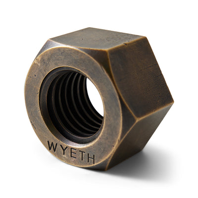 Industrial Bronze Machine Nut by WYETH - WYETH