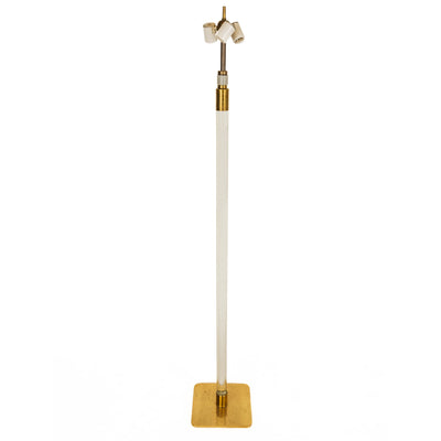 Glass Column Floor Lamp by Stewart Ross James for Hansen Lighting Co., 1970's