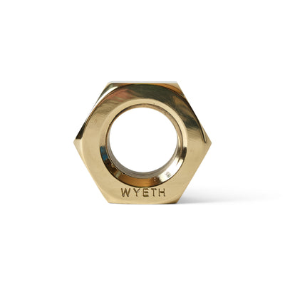 Polished Bronze Industrial Machine Nut by WYETH - WYETH