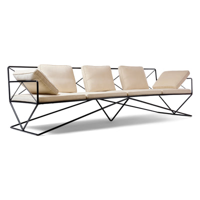 Wrought Iron Sofa In the Style of Darrell Landrum, WYETH, 1950s - WYETH