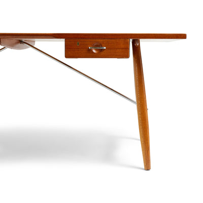 The Architect's Desk in Teak & Oak by Hans Wegner for Johannes Hansen, 1953