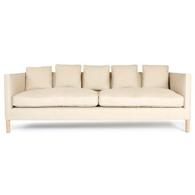 The ‘Tuxedo Sofa’ in Natural Linen by WYETH, Made to Order - WYETH