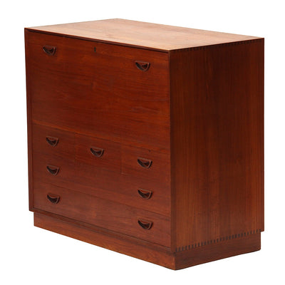 A Solid Teak Drawer Cabinet by Peter Hvidt & Orla Mölgaard-Nielsen - WYETH