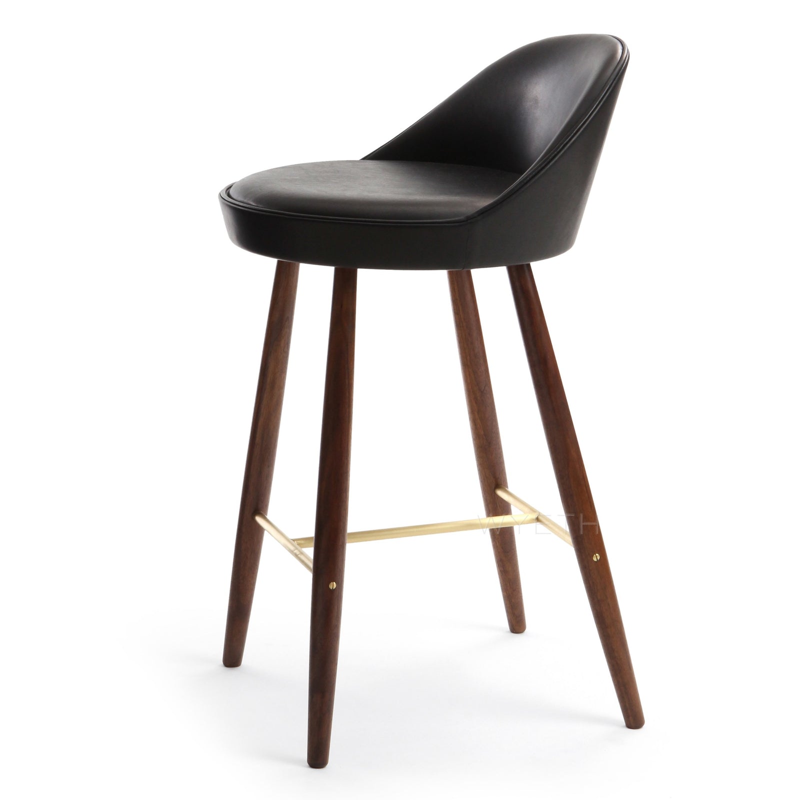 Low Back Bar Stool by WYETH, Made to Order - WYETH