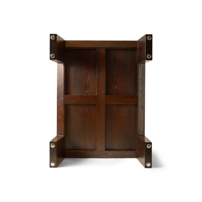 Bamboo and Solid Oak Low Table by WYETH - WYETH