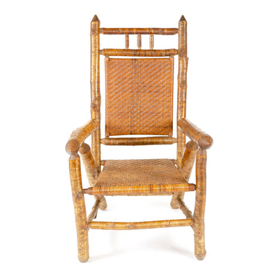 Grand Scale Silver Birch Armchair for H.C. Dexter Chair Company