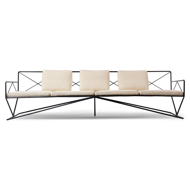 Wrought Iron Sofa In the Style of Darrell Landrum, WYETH, 1950s - WYETH