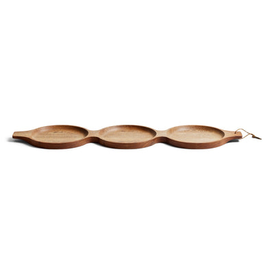 Triple Gourd Serving Tray by Th. Skjode Knudsen for Skjøde Skjern
