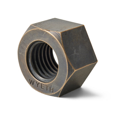 Industrial Bronze Machine Nut by WYETH - WYETH