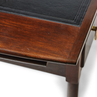 Walnut Desk with Drawers and Extension by Edward Wormley for Dunbar, 1950s