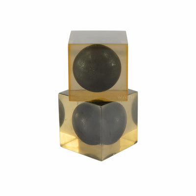 Pair of Cubes by Enzo Mari for Danese Milano, 1950s - WYETH