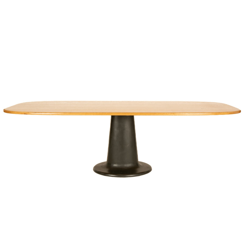 The 'Soft Rectangle' Pedestal Base Long Table by WYETH, Made to Order