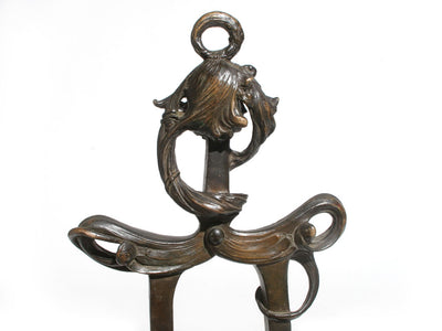 Bronze ‘Fire Tong’ Sculpture by Henri-Louis Levasseur - WYETH