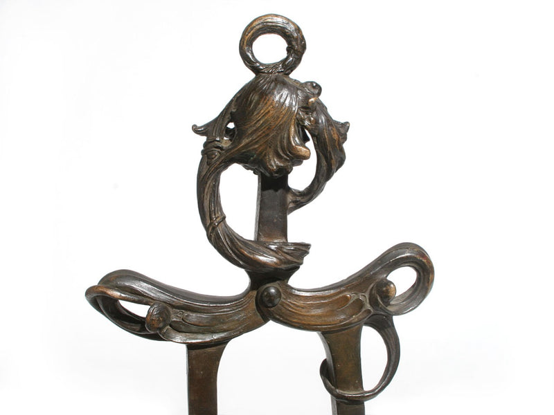 Bronze ‘Fire Tong’ Sculpture by Henri-Louis Levasseur - WYETH