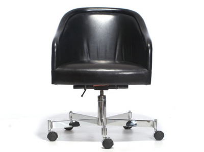 Barrel-Back Desk Chair by Ward Bennett for Brickel Associates - WYETH