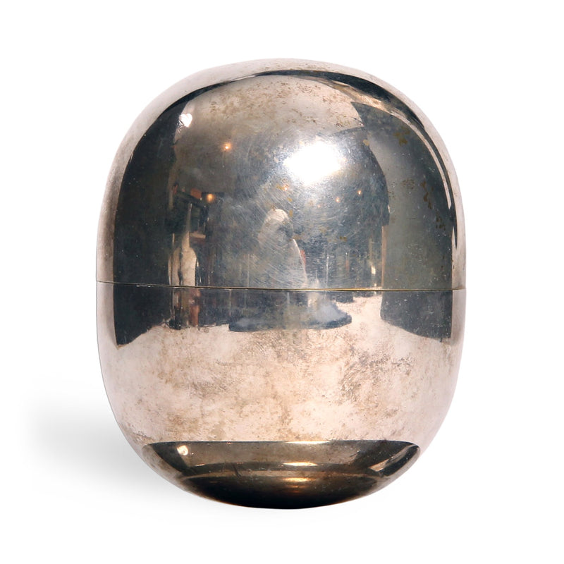 Silver Plated "Super Egg" by Piet Hein - WYETH