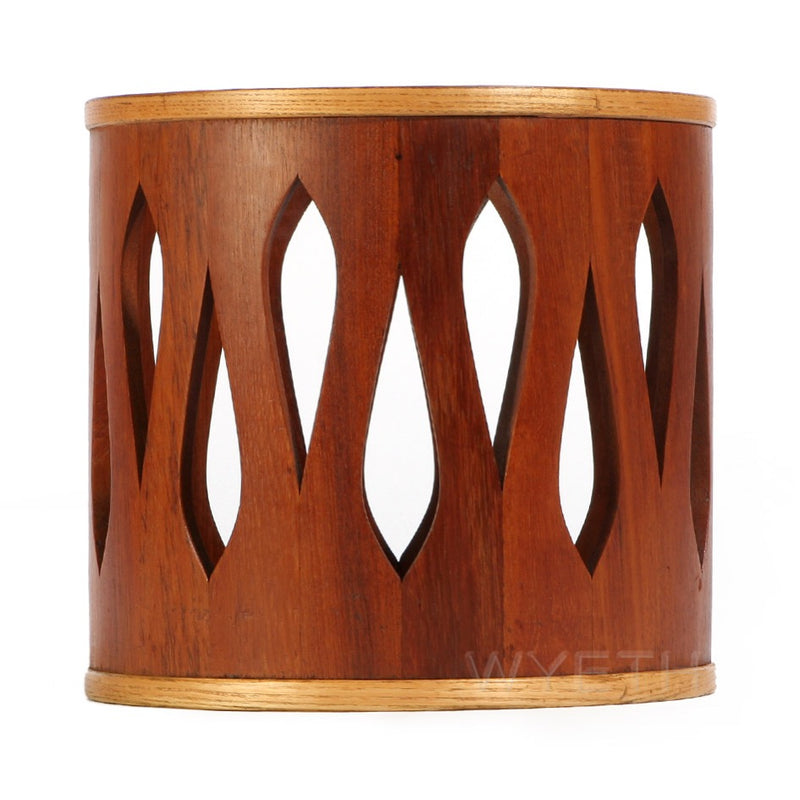 Wood Basket with Cutouts by Jens H. Quistgaard for Dansk Designs - WYETH