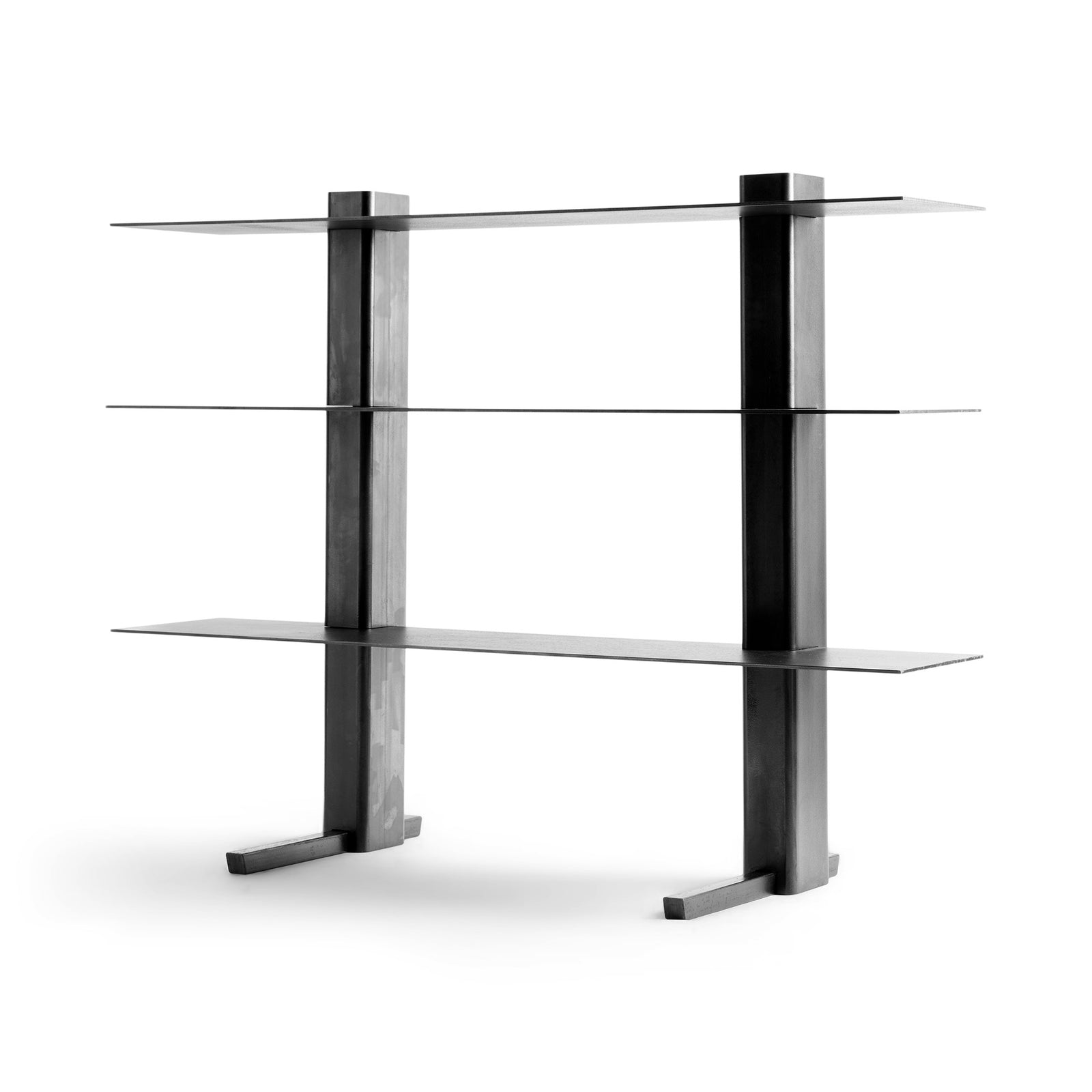 Steel Cantilevered Bookcase or Shelving by WYETH - WYETH